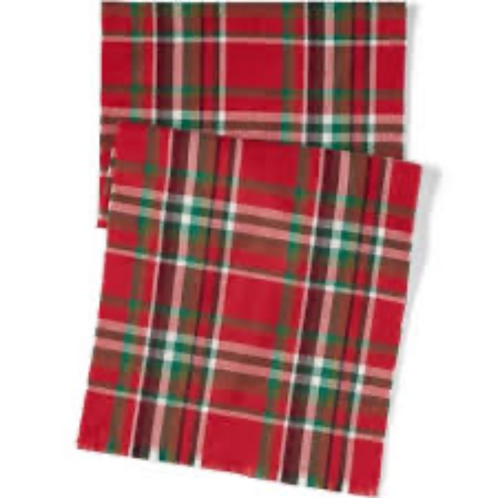 Lands End CashTouch Pattern Winter Scarf